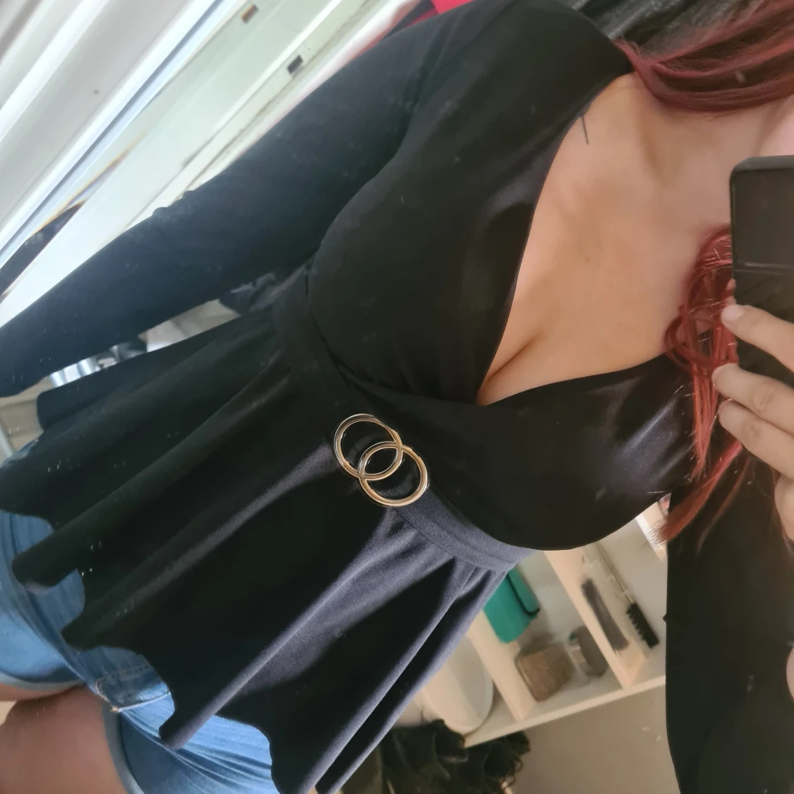 Topp med guld detalj - 90