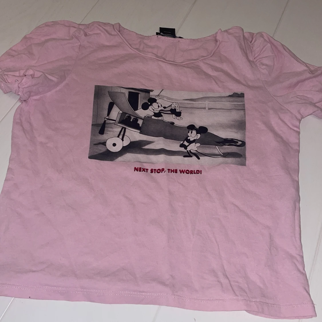 Zara T-shirt med färgen av rosa