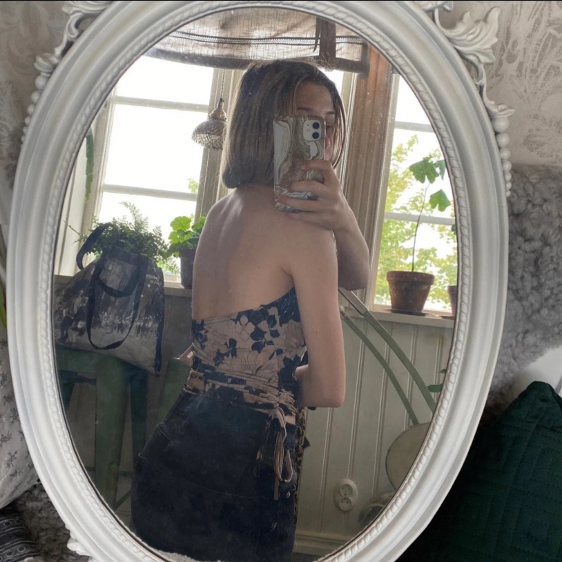 Fin topp med öppen rygg - 90