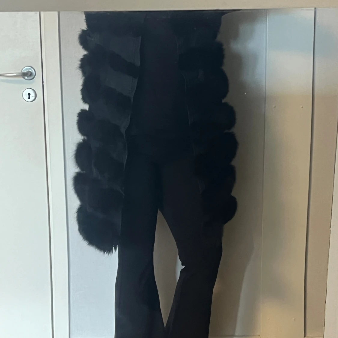 äkta päls jacka - 91