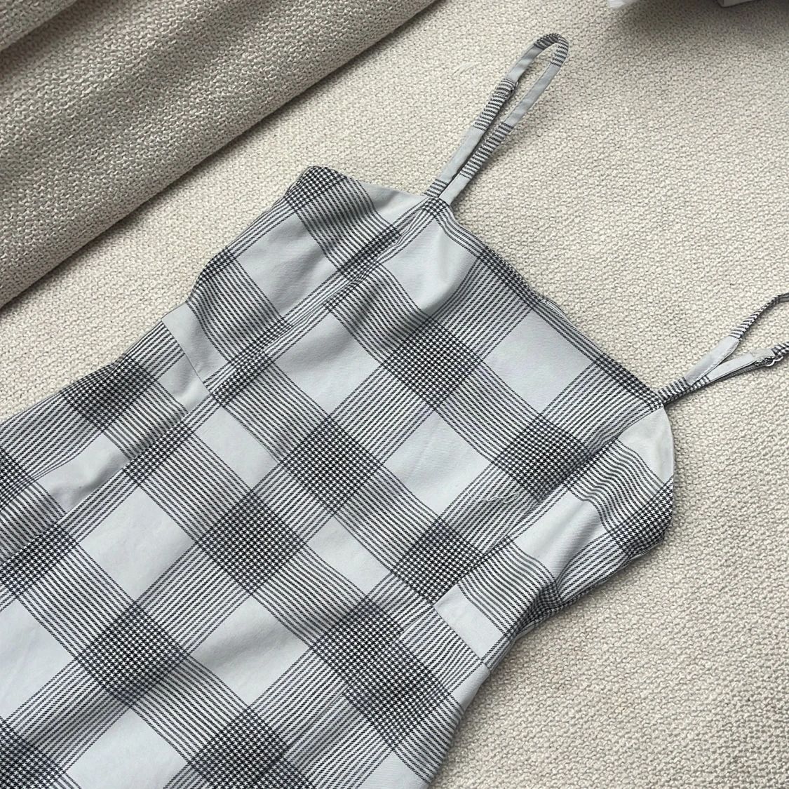 Rutig klänning  - 90