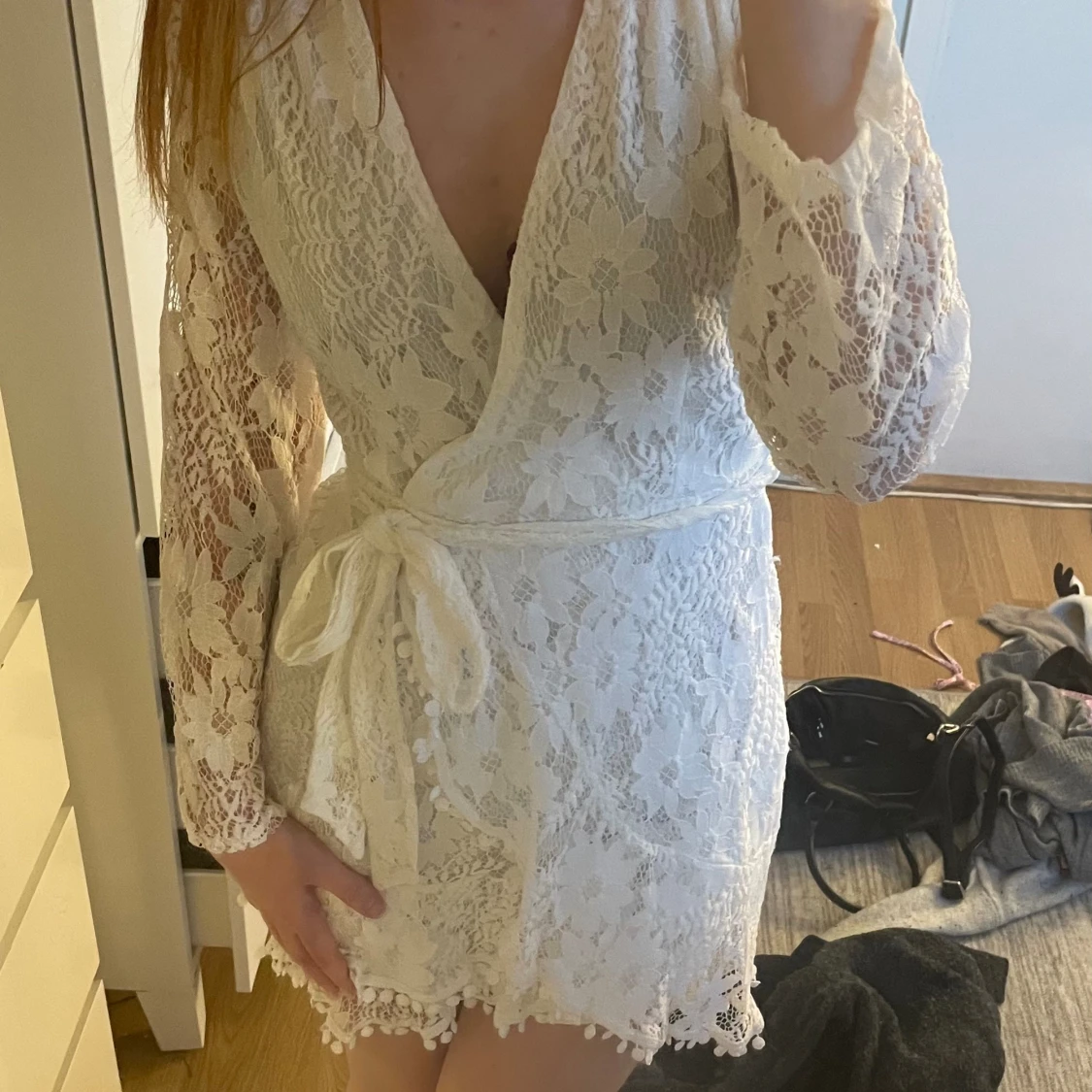 Vit klänning - 90