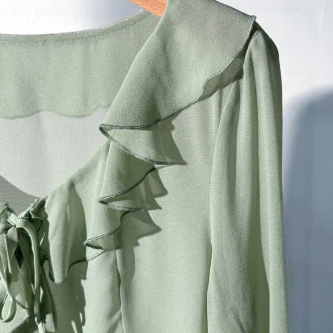 Superfin ljus grön topp - 91