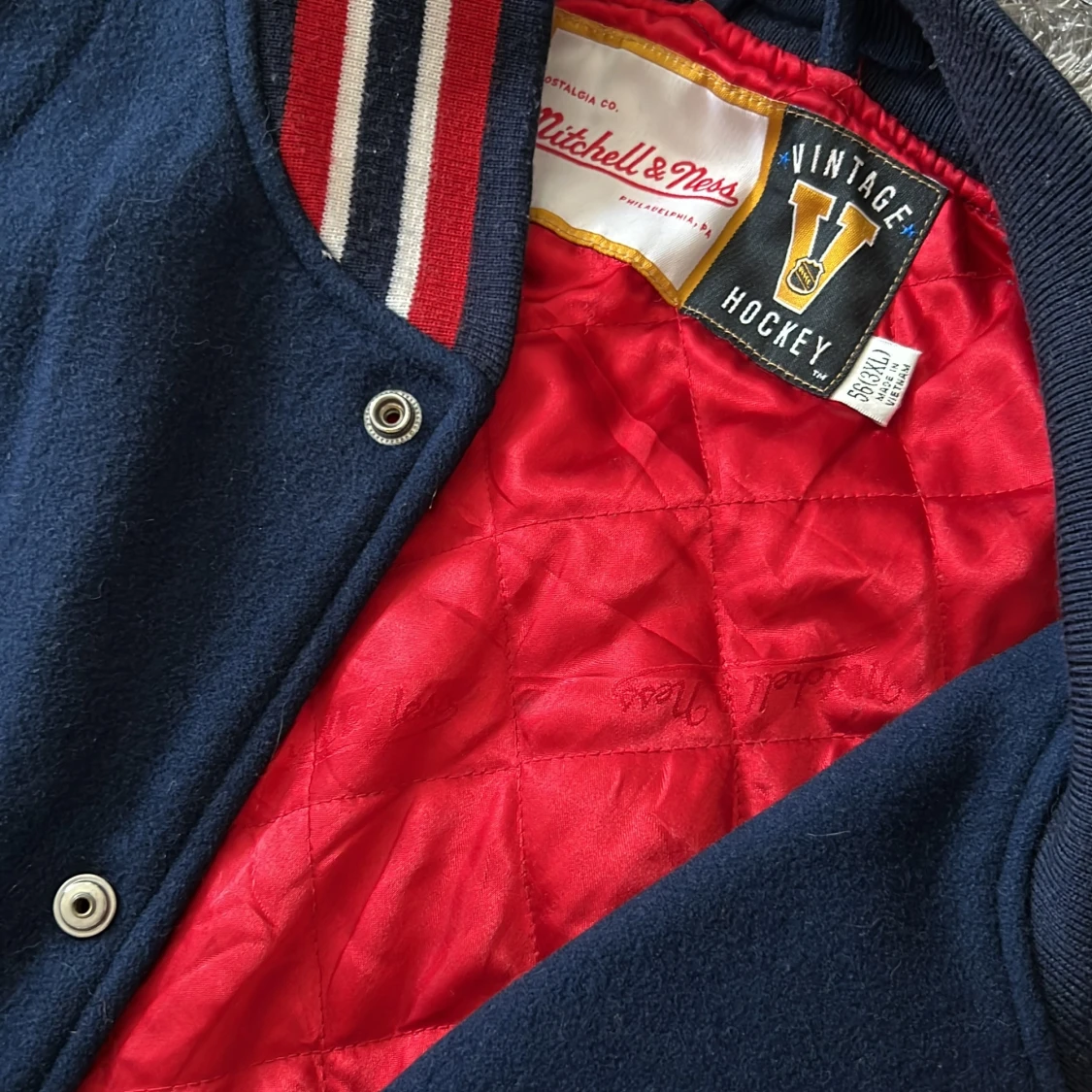 VINTAGE Mitchell & Ness Varsity Jacka - 93
