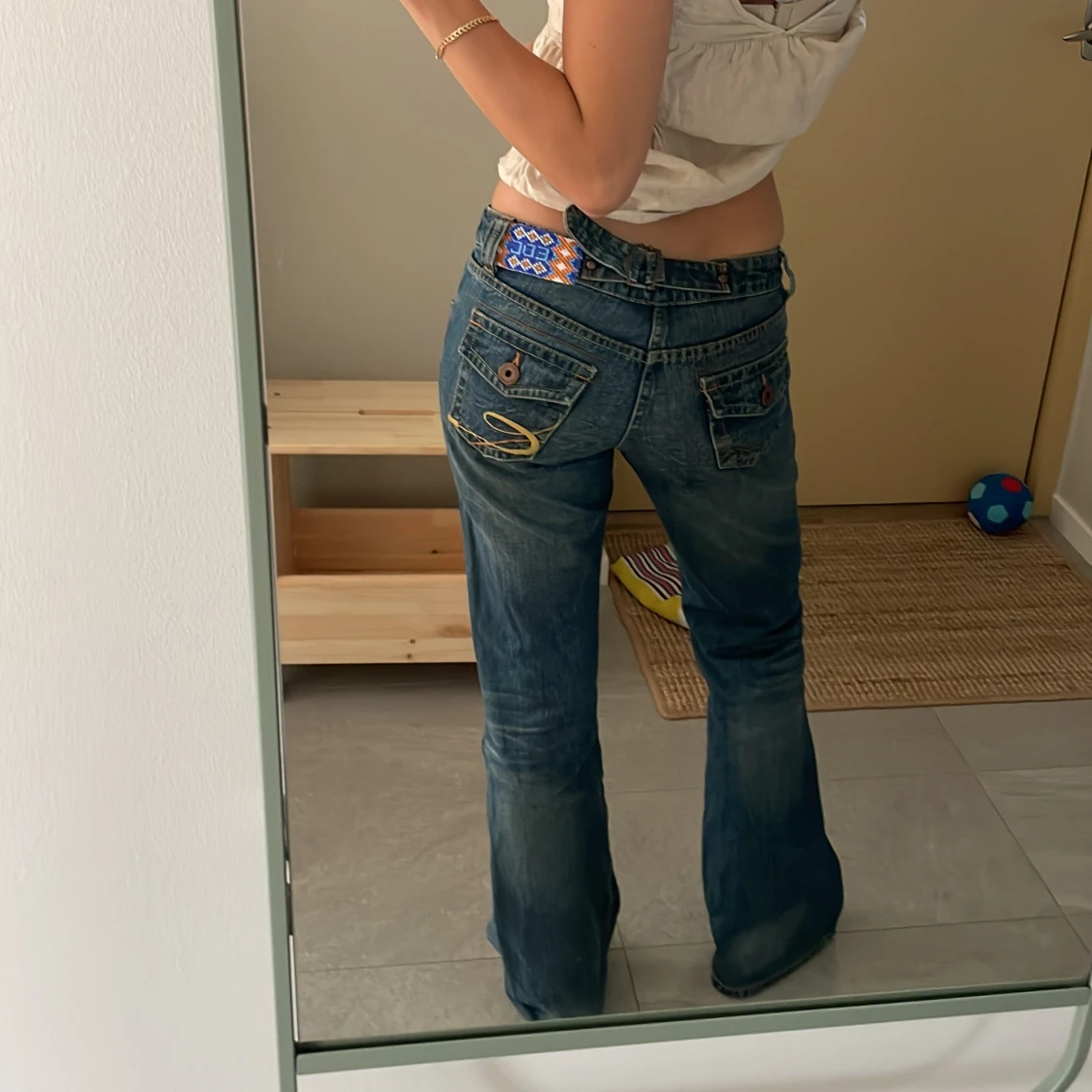 Lågmidjade jeans - 90