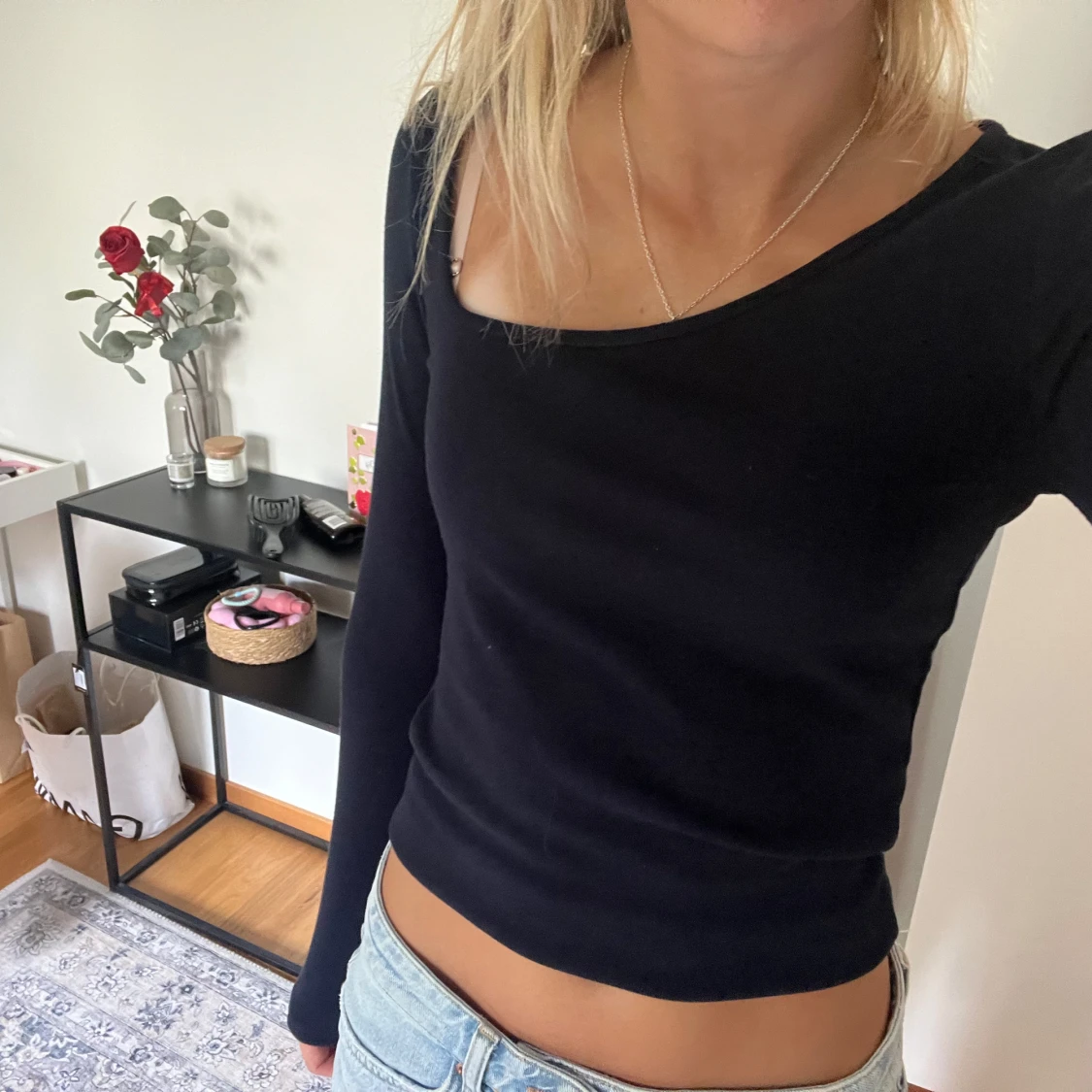 Marinblå tröja - 90