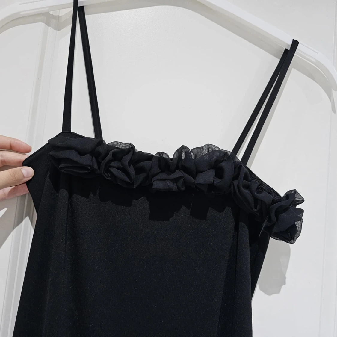 Lång svart klänning  - 90