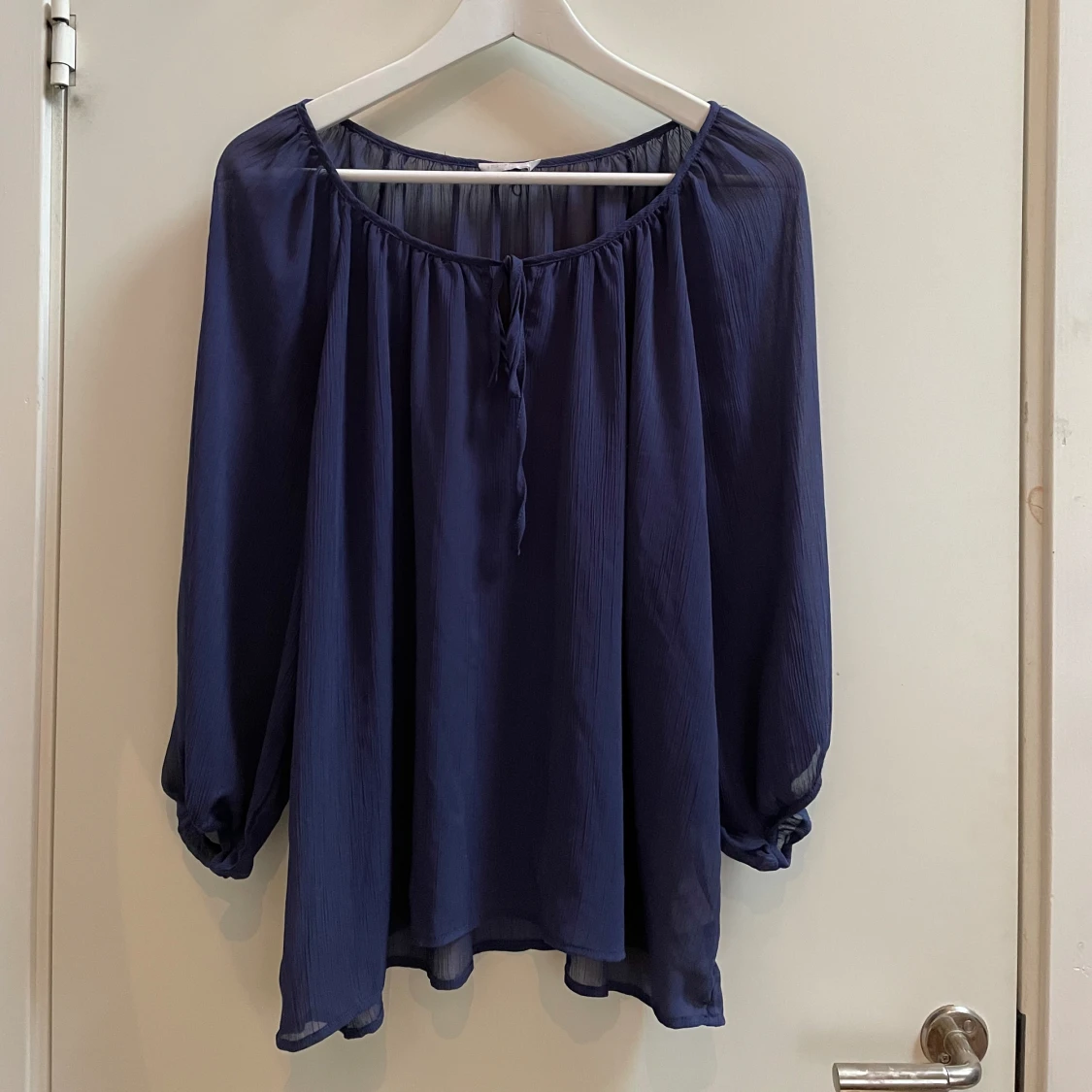 Marinblå blus Stockhlm