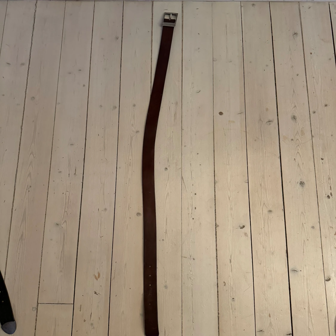 Crocker läderbälte brunt 85cm - 90