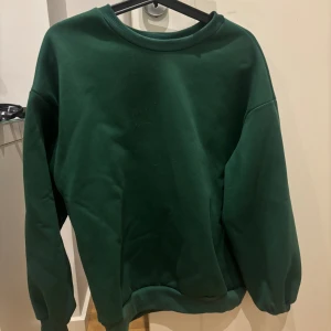 Grön sweatshirt - Ganska väl använd, fin färg