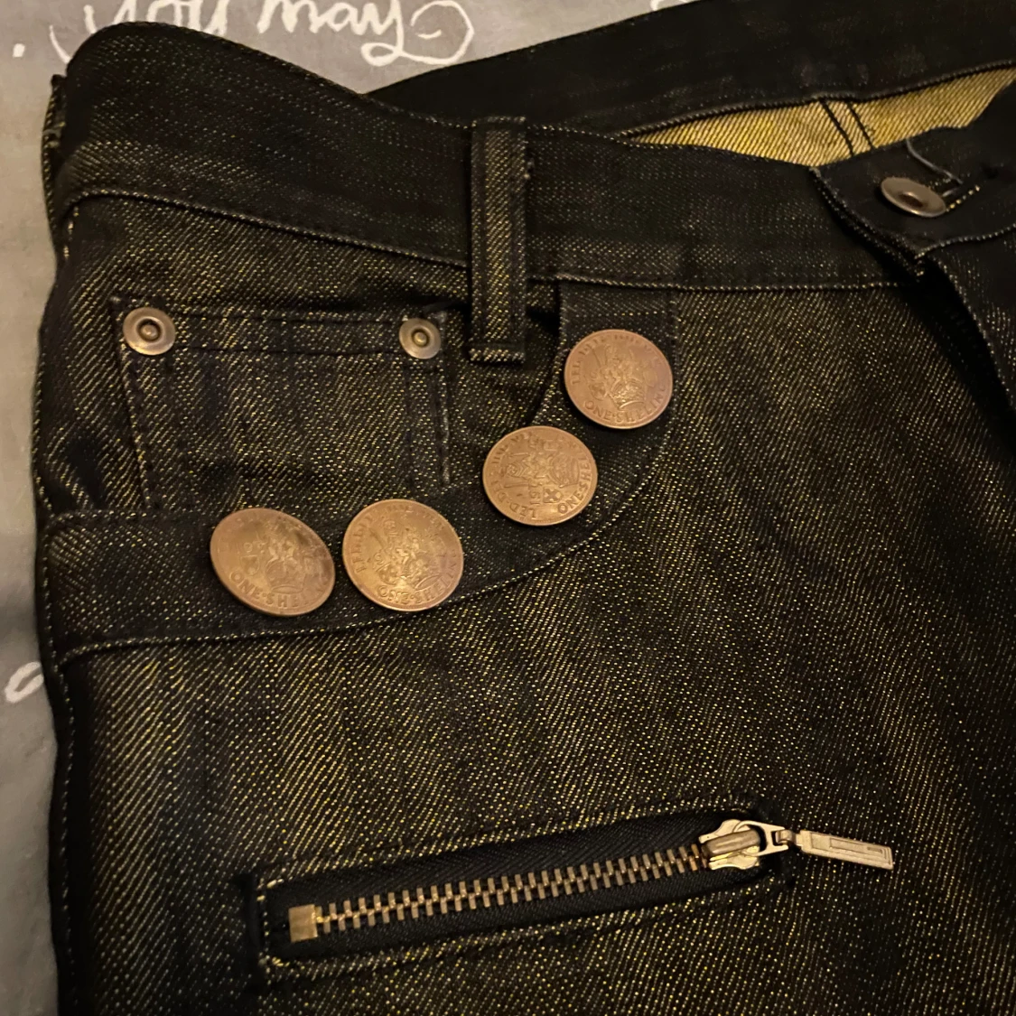 Japanska flared denim - 90