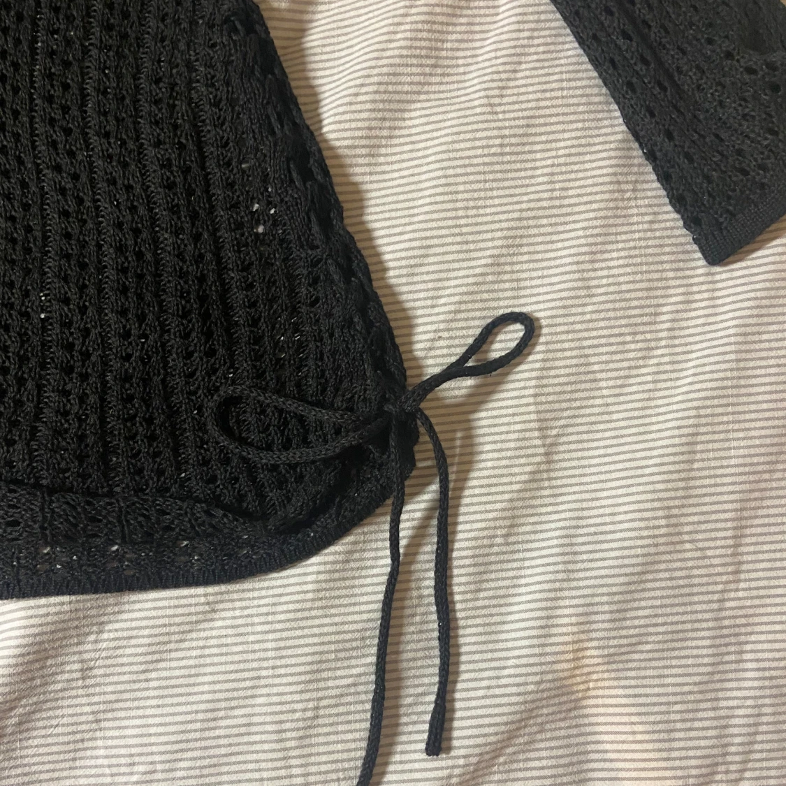 Hålstickad strand klänning - 90