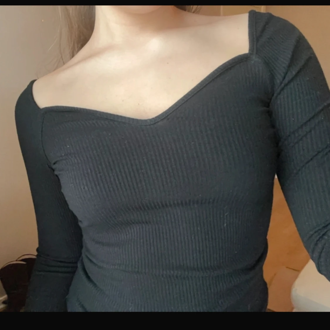 ribstickad tröja  - 92