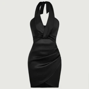 Svart silkesklänning  - Jättefin klänning som knappt är använd.