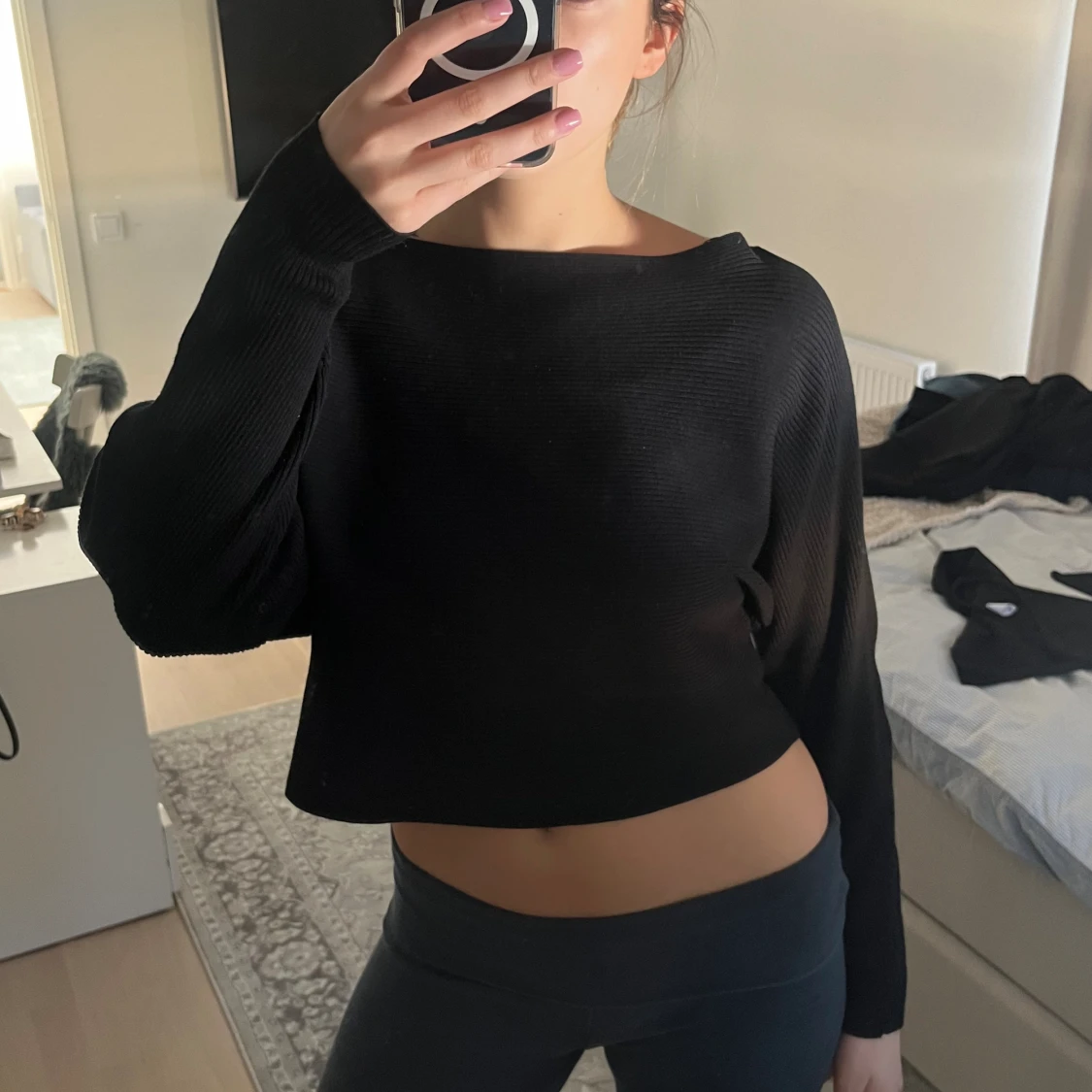 Off shoulder stickad - 90