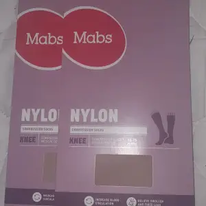 Mabs Nylon Knee 2 paket 40-42 L Sand Nya,oanvända I förpackning 