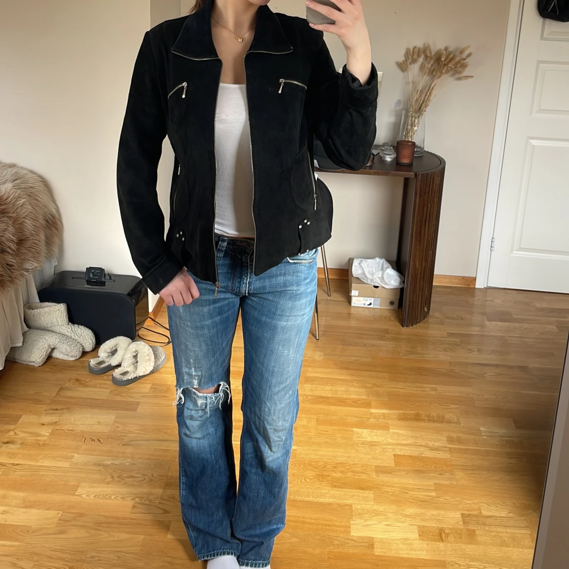 Mocka jacka med nitar - 90