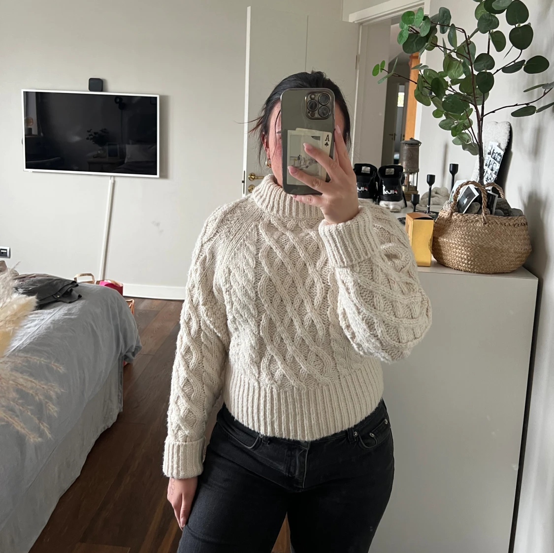 Stickad tröja  - 90