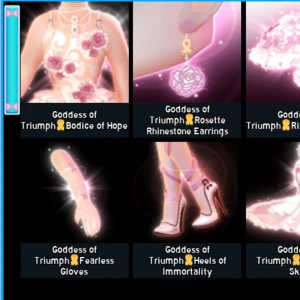 Goddess of triumph set royale high  - Buda gärna eget pris