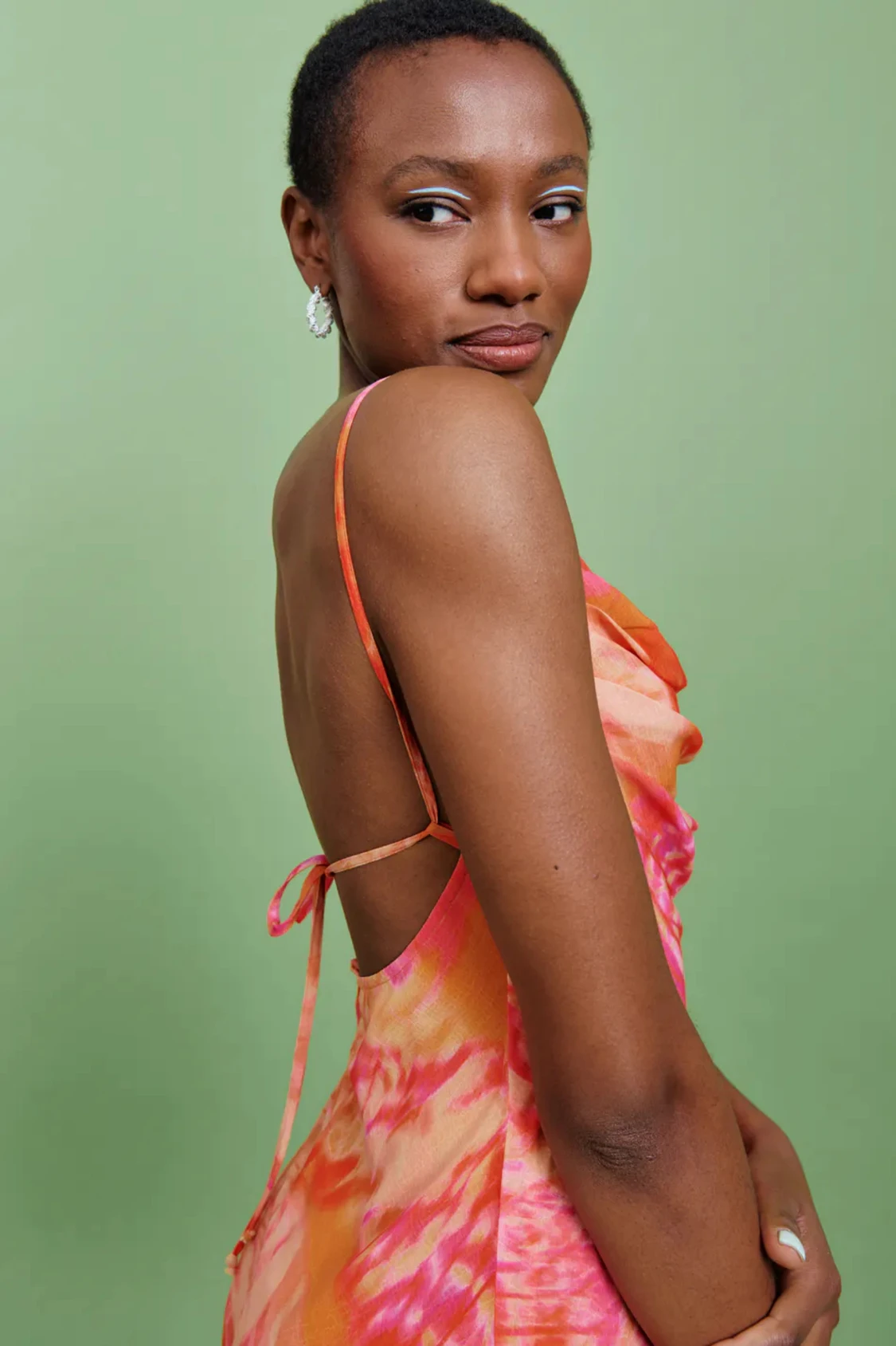 Blommig klänning  - 90