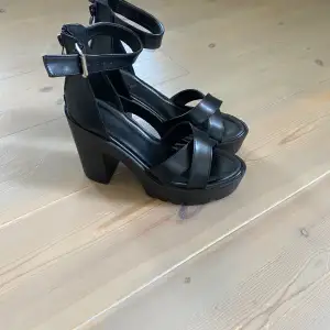 Nya svarta sandaler strl 37