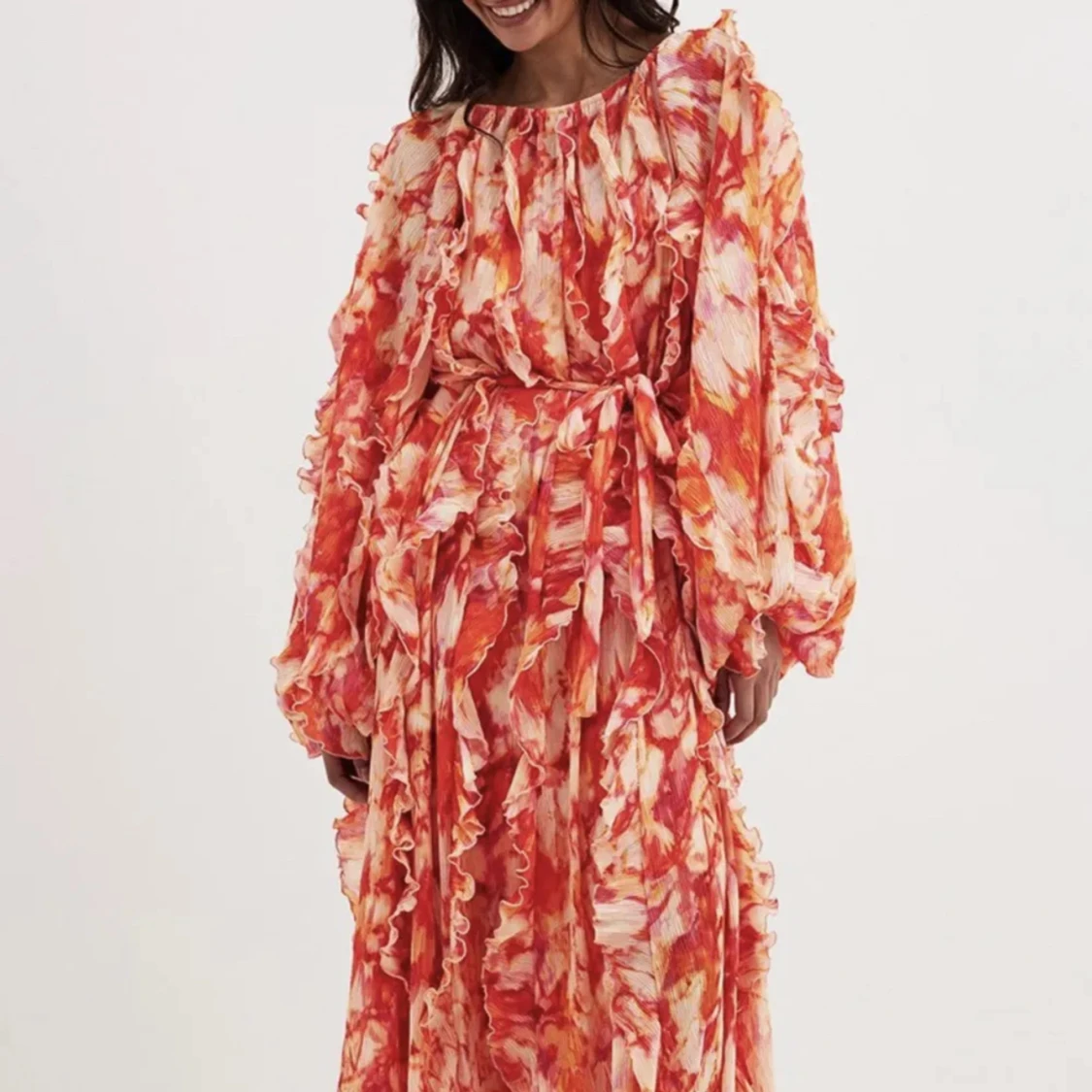 Röd klänning - Sanna Jörnvik Na-KD - 90