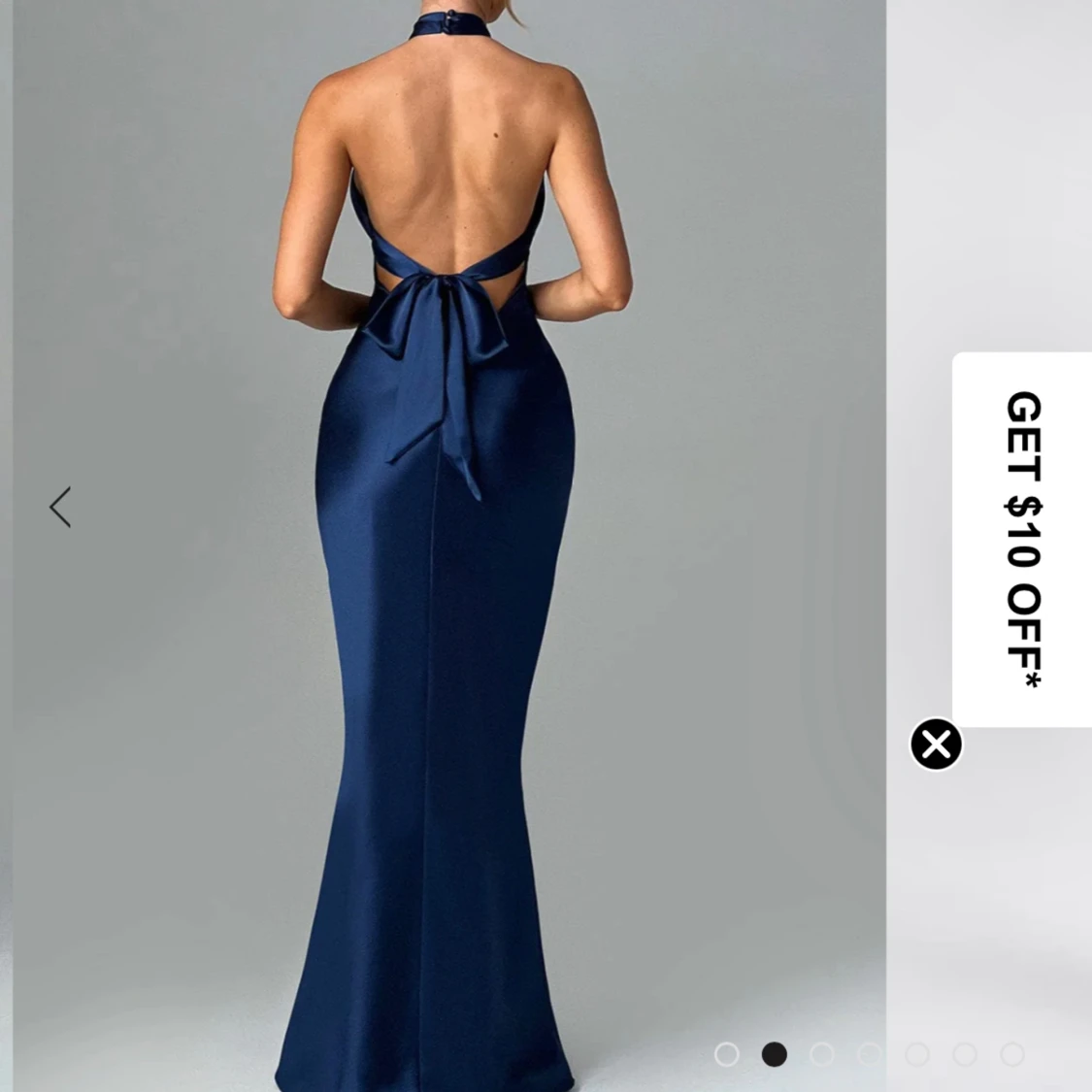 En super fin blå Maxi klänning - 91