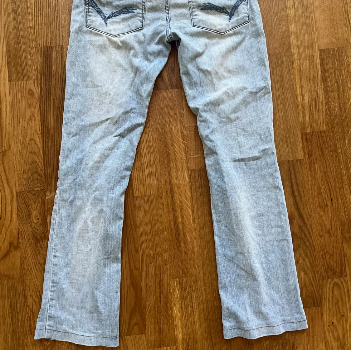 Lågmidjade bootcut jeans - 92