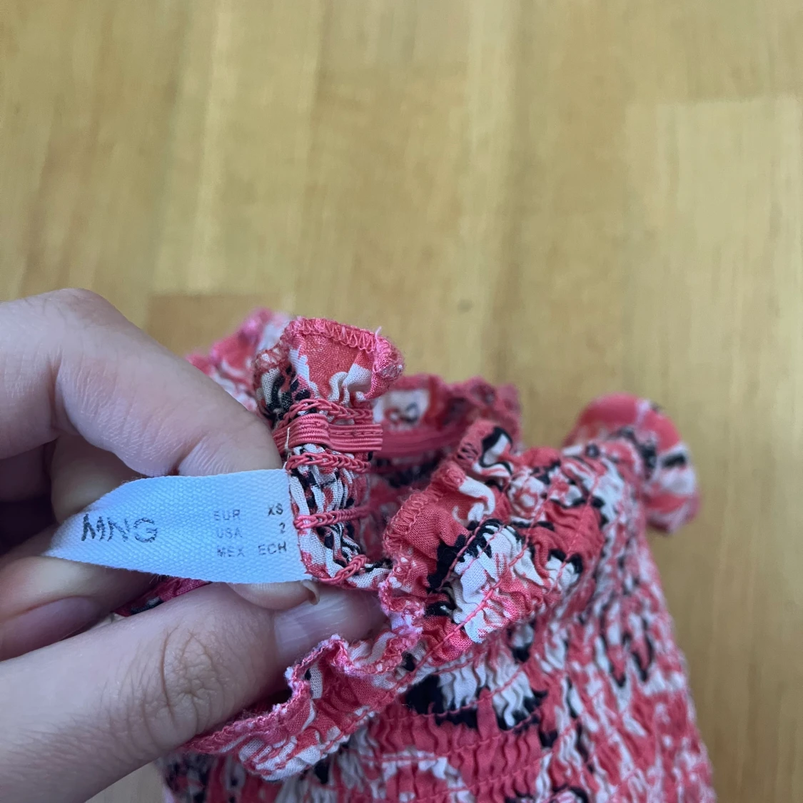 Rosa mönstrad klänning🌺 - 92