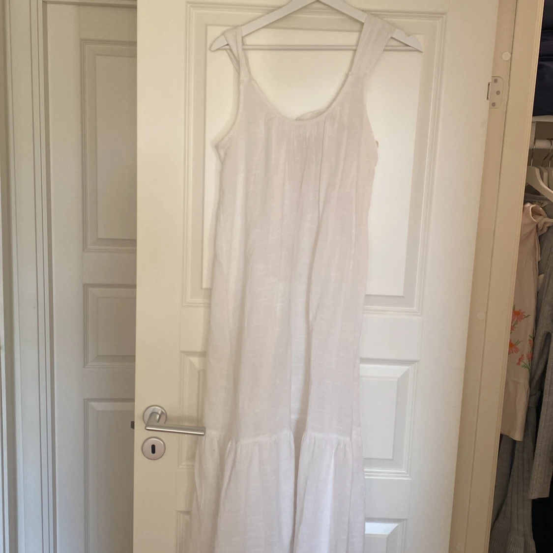 Vit sommar klänning  - 92