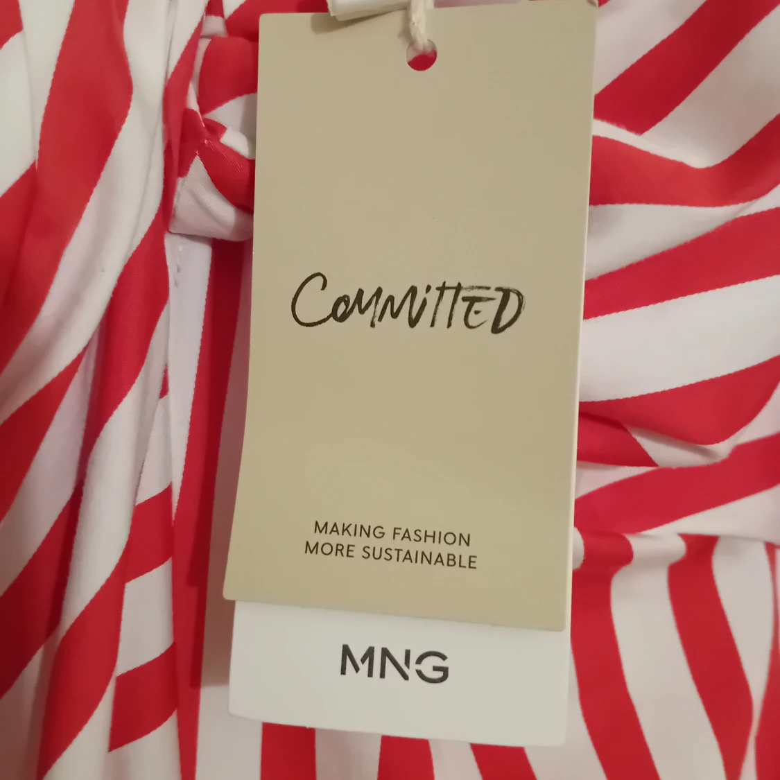 Mango Randig klänning  - 92