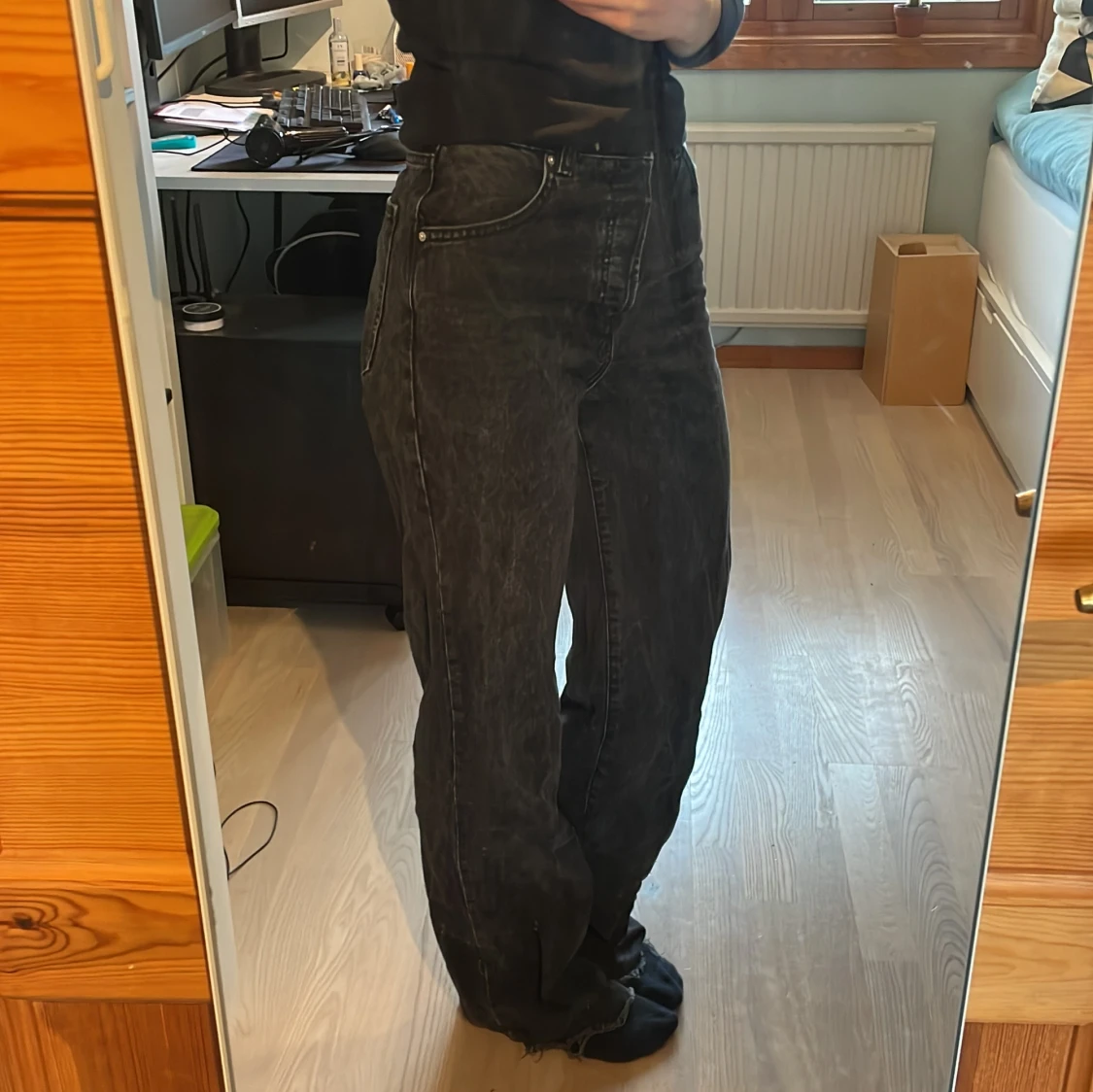 Högmidjade jeans