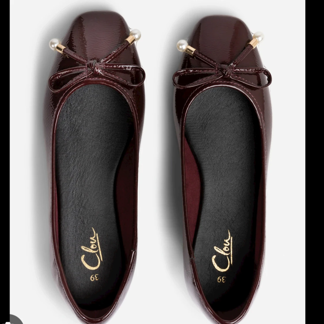 Vinröda ballerinaskor  - 92