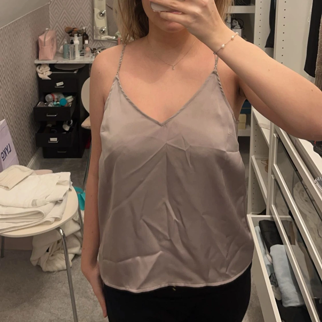 Fest topp med glitterdetaljer 