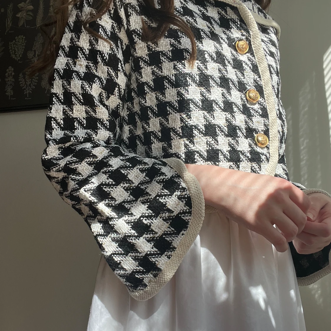 Rutigt set, kjol och kavaj, Coquette  - 92