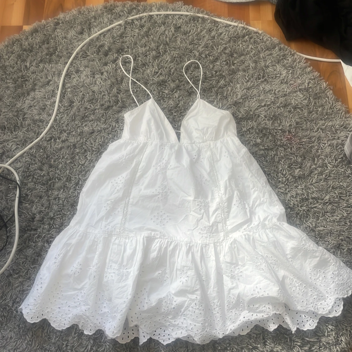 Vit zara klänning - 90