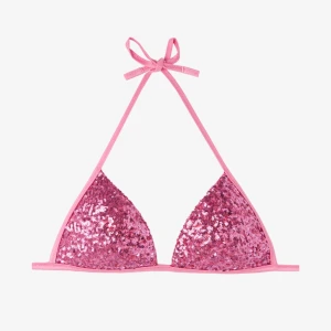 Calzedonia bikini - Säljer min helt oanvända rosa glittriga calzedonia bikini💞💞 super fin, prislappen kvar! storlek xs💞 nypris 599kr