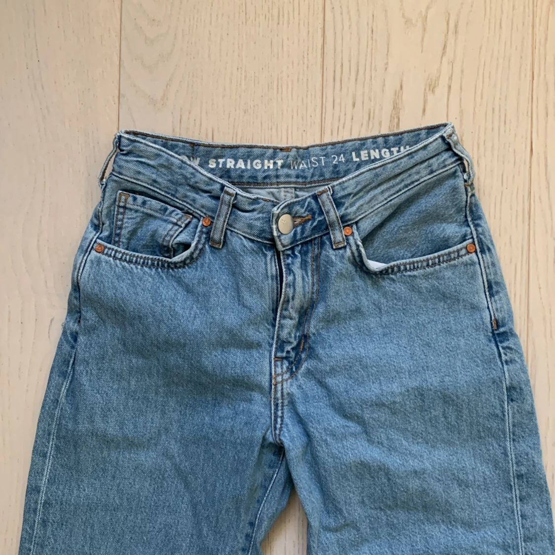 Blåa jeans 