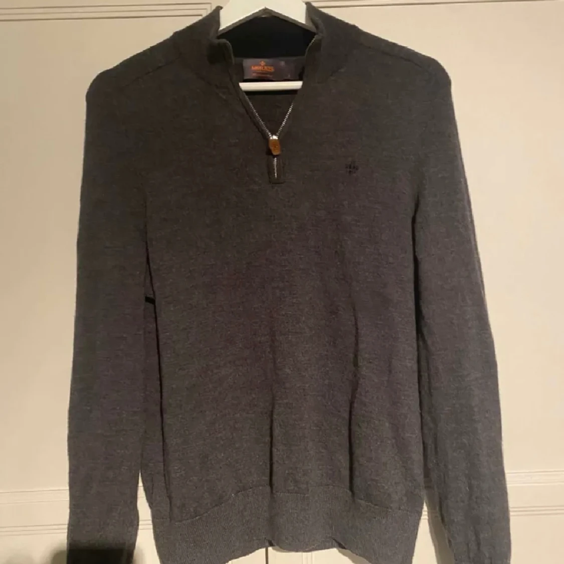 Stickad Morris half zip