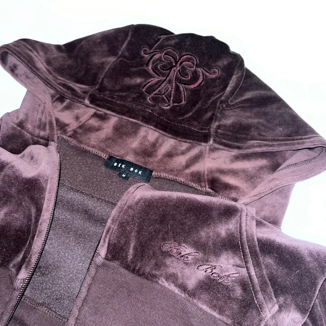 Vintage brun/skimmrig kofta