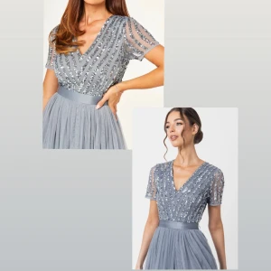 Balklänning  - Säljer denna otroligt vackra balklänning i storlek S! Den är helt ny med prislappen kvar och jag säljer då jag valt att ha en annan på min bal (därav ingen användning av denna tyvärr🥲)!! Klänningen är som en dröm🥹🥰så fin verkligen! Nypris 1800kr