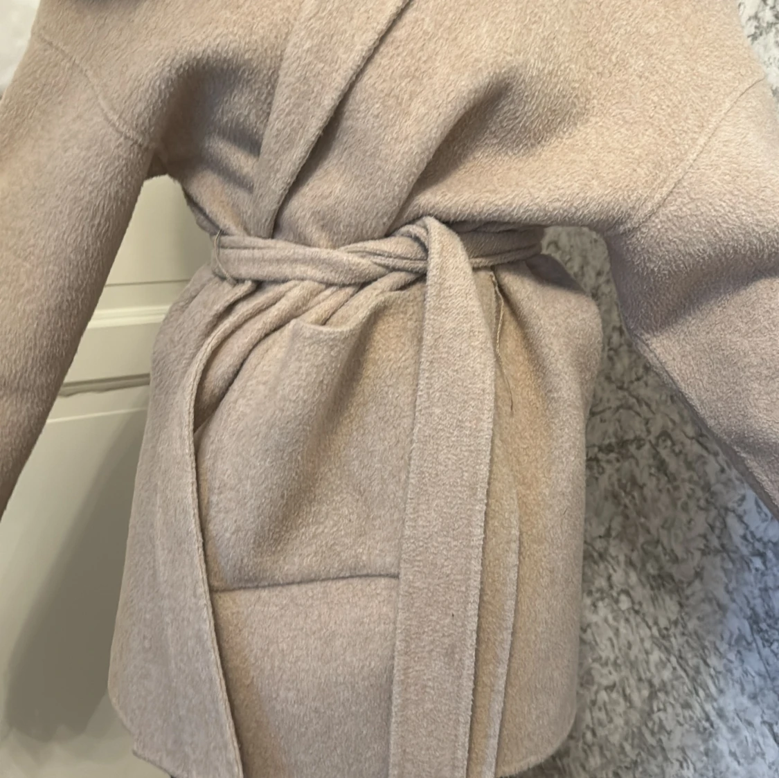 Beige päls kappa - 92