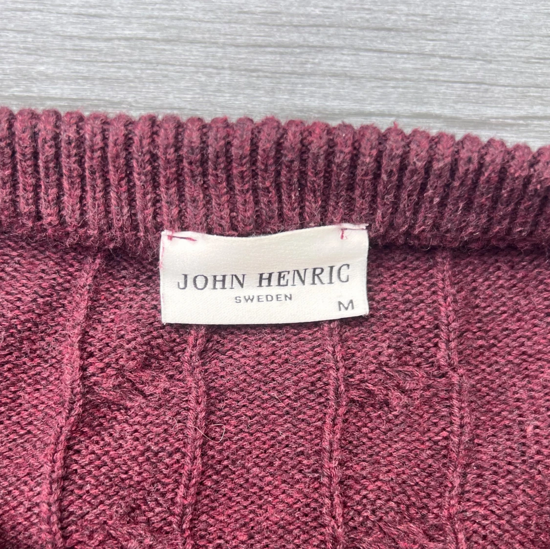 John Henric kabelstickad tröja  - 90