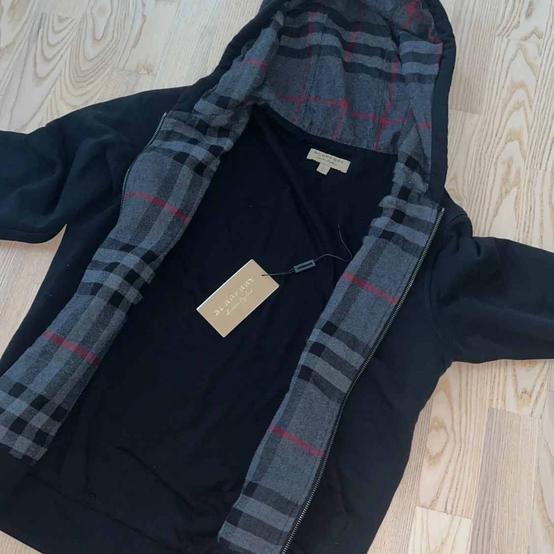 Burberry zip hoodie