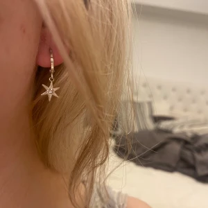 Örhängen - Fina stjärn örhängen i silver från Kappahl💗💗har nästan aldrrig kommit till användning. Bara att skriva vid funderingar💗💗💗
