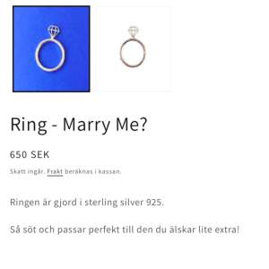 Säljer denna jättefina ring ifrån L8H,äkta silver med en diamant på nypris: 650kr mitt pris: 400kr pris kan diskuteras vid snabb affär❤️🥰