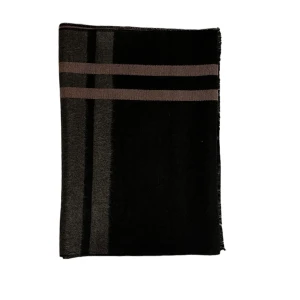 Viskos Halsduk - Halsduk i merinoull, viskos fiber Brun, grå, svart Skön, varm  