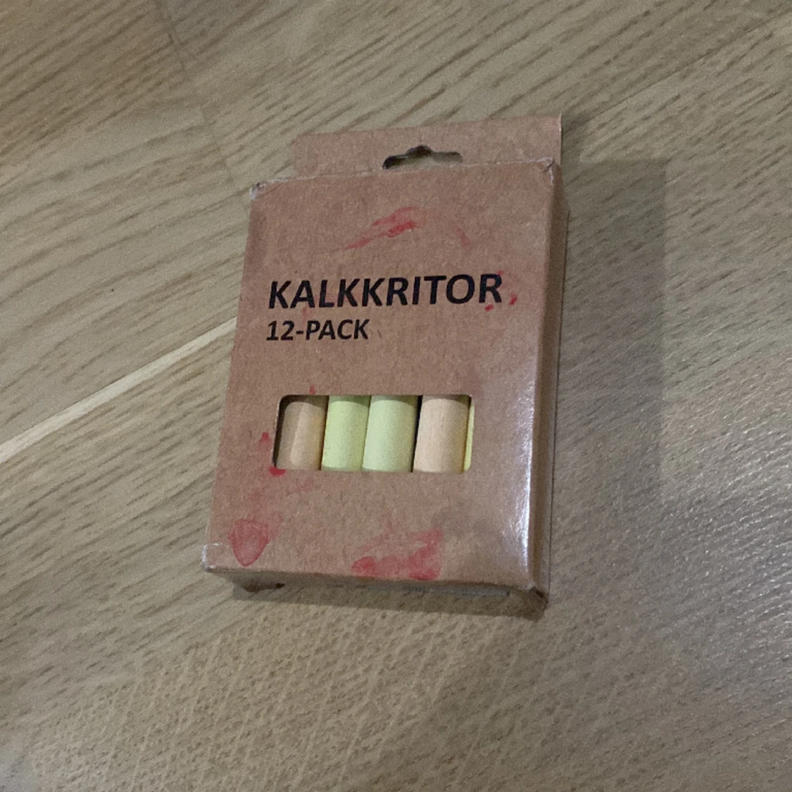 Färgglada kritor