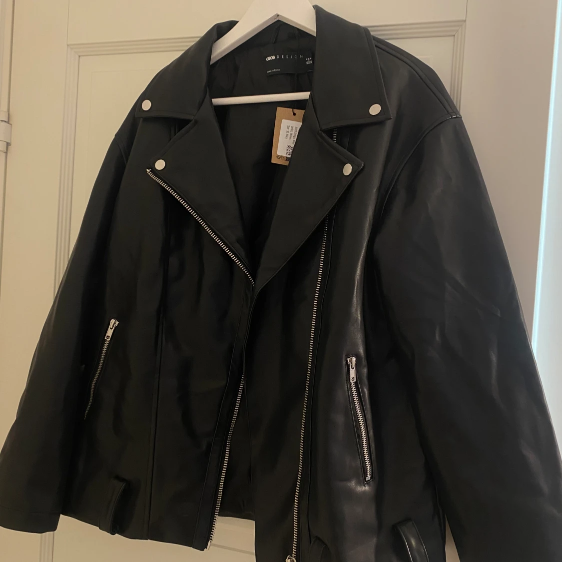 svart skinnjacka - 91