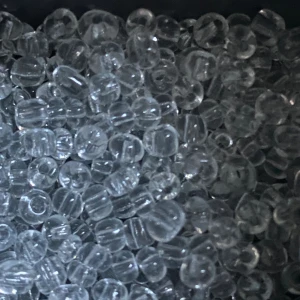 Genomskinliga seed beads  - Ca 300 st